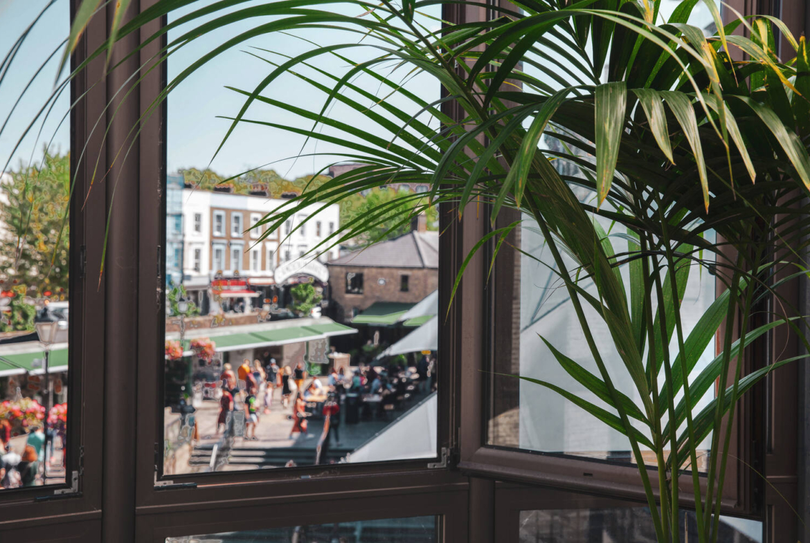 Atrium market view Stunning workspace in Camden, London