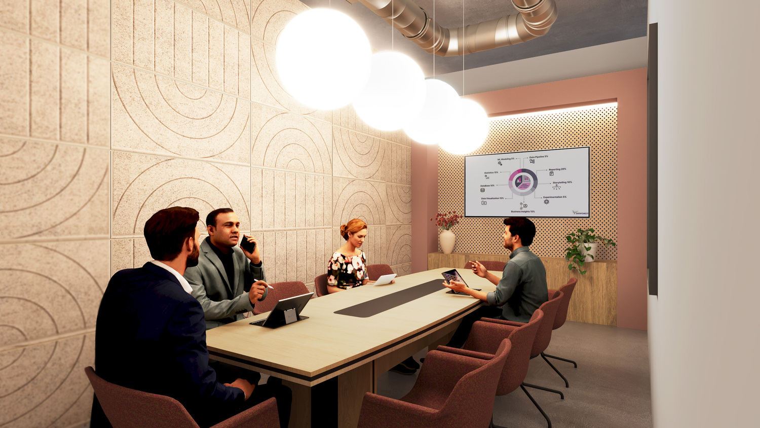 Burton Large Meeting Room CGI Flexible Serviced Offices & Coworking in Accrington